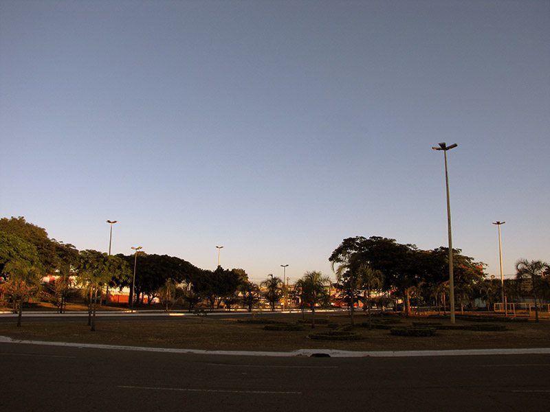 Praça Walter Santos, parte do processo de urbanização da década de 60 (Foto: Mapio)